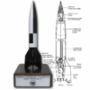 V-2 Rocket Model Black & White +