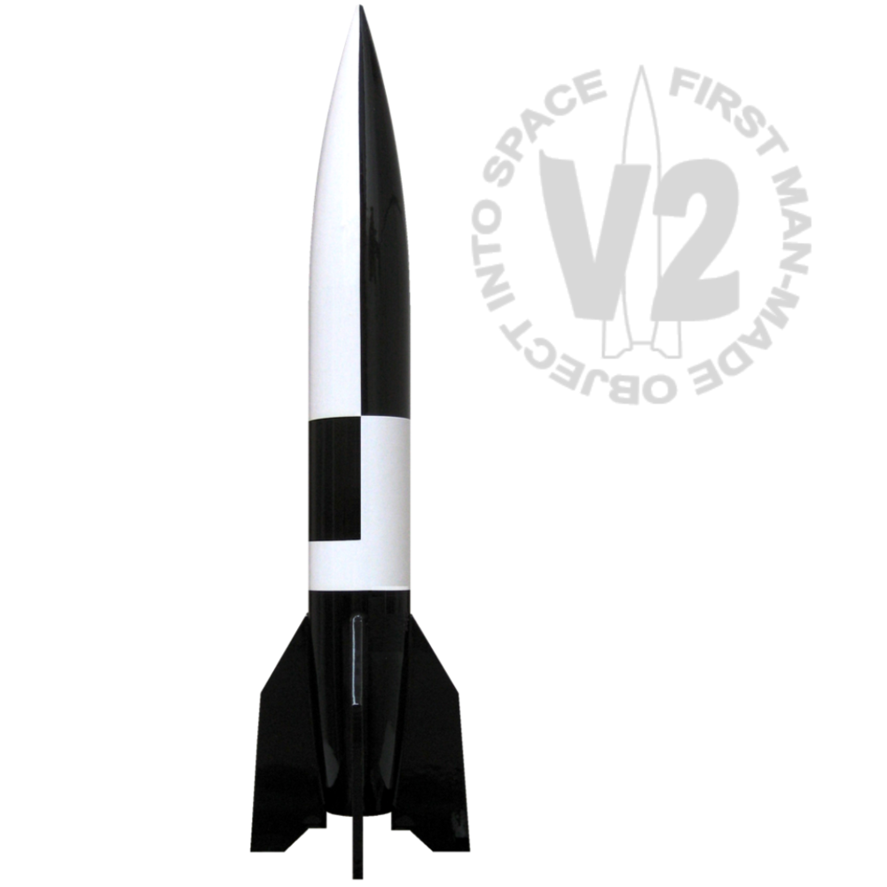 1942" Solid Steel V2 Aggregat 4 V-2 Rocket Model "October 3 