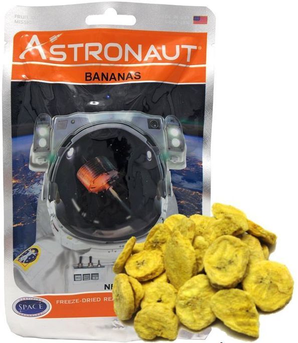 Astronaut Banana Slices Freeze Dried NASA Space Food Fruit Snack Novelty Gift 