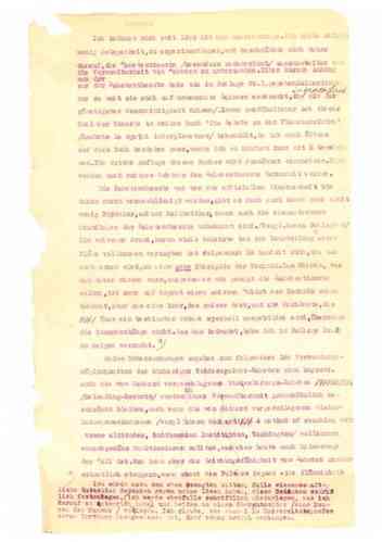 Original Brief/ -Expose von Hermann Oberth, um 1929