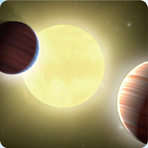 3D Weltraum Magnet – Extrasolare Planeten – Raumfahrt