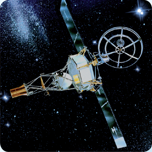 3D space magnet – Probe Mariner 2 – Space flight