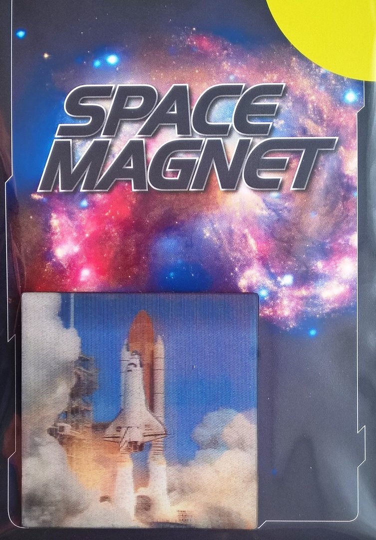 3D Lenticular Card Magnet Spacewalk 
