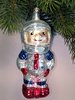Thuringian christmas tree glass decoration - Astronaut white
