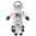 Cosmonaut White – 17 cm soft toy key ring