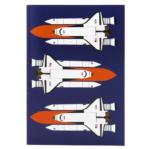 Design Notizheft A6 – Space Shuttle