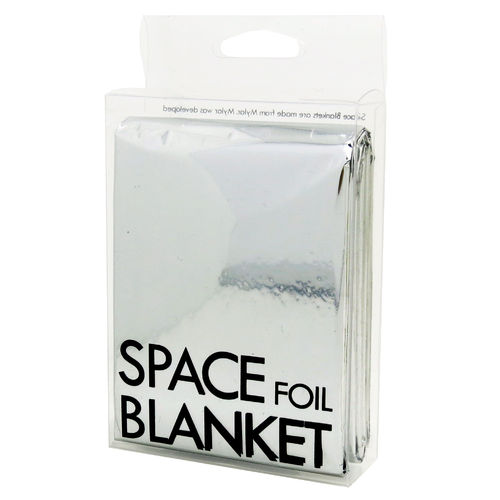 Space foil blanket – Silver colours, 130 x 210 cm