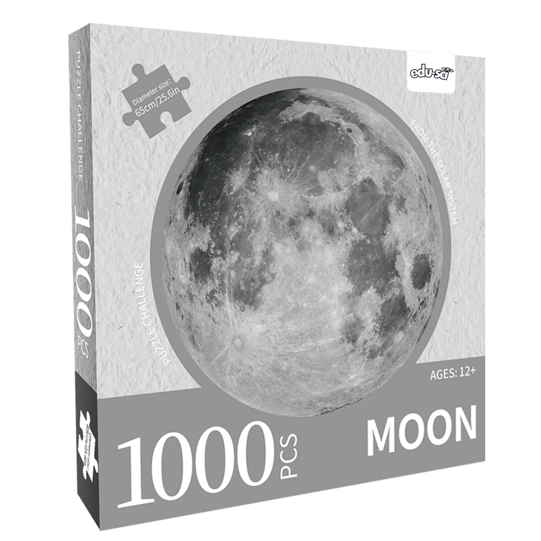 1000 Piece The Moon And Earth Jigsaw Puzzle Educational Toy Puzzle Game 