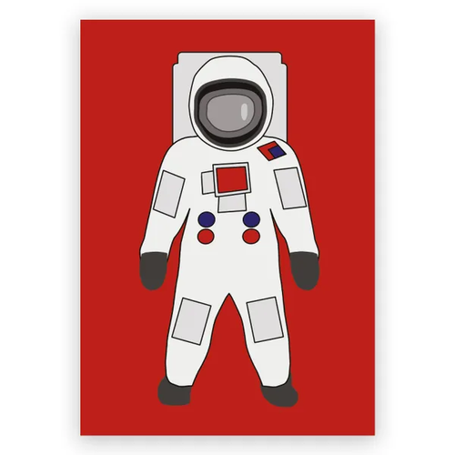 Design Notizheft A6 – Astronaut