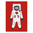Design Notizheft A6 – Astronaut
