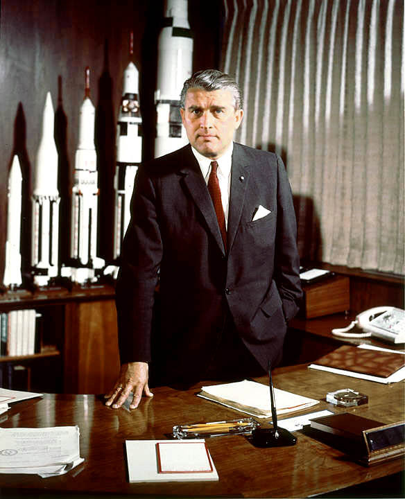 Wernher von Braun, NASA