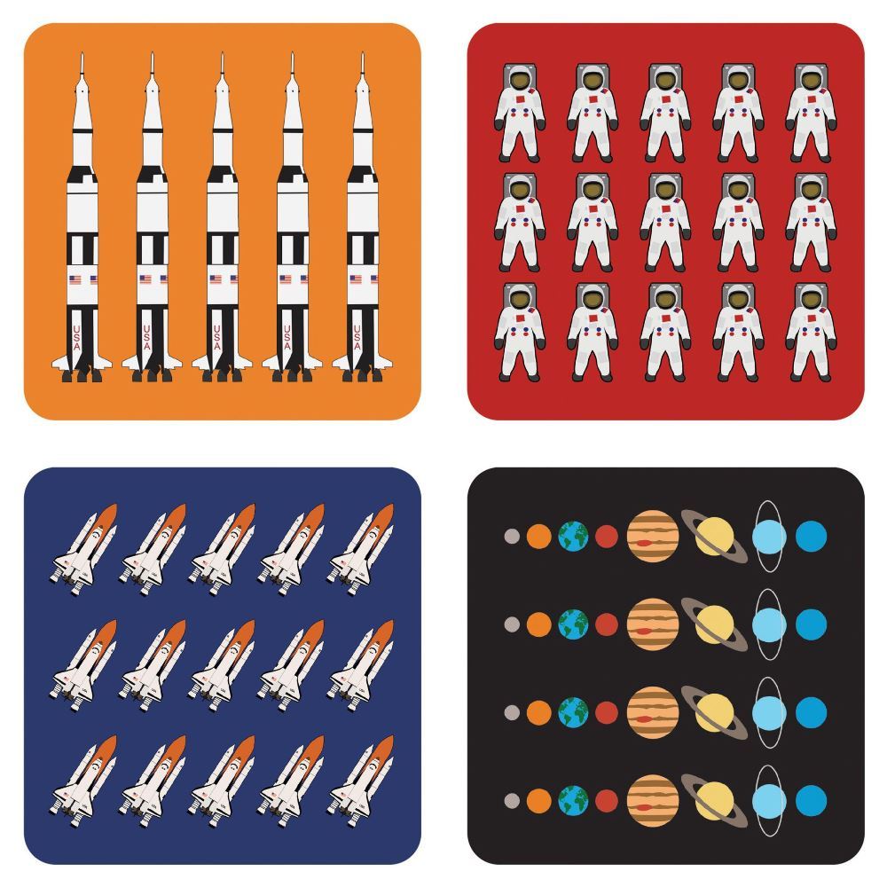 Weltraumladen > Gifts, toys and education > Design set space flight - Cork coasters, cups, notebooks