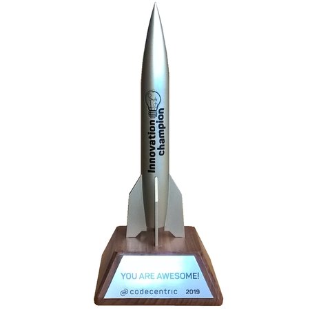 Innovation Champion 2019 rocket - Rakete individuell - weltraumladen - rocket individual, customized\\n\\n07.02.2020 16:53