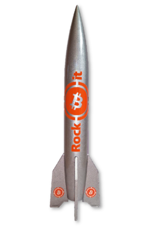 Bitcoin Rock it rocket - Rakete individuell - weltraumladen - rocket individual, customized\\n\\n07.02.2020 16:54